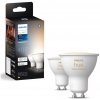 Philips | SADA 2x LED Stmievateľná žiarovka Philips Hue WHITE AMB. GU10/4,2W/230V 2200-6500K | P6173