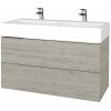 Dreja Umývadlová skrinka VARIANTE SZZ2 100 pre úmyvadlo Duravit Vero - D05 Oregon / D05 Oregon
