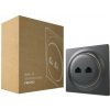 Ethernetová zásuvka bez inteligencie - FIBARO Walli N Ethernet Outlet Anthracite (FGWEEU-021-8) FIB_FGWEEU-021-8-944