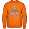 AWDis Mikina - Pozitívna myseľ, život - Orange Crush - XXL - Pánske
