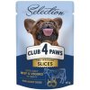Club 4 Paws Premium Plus Selection s hovädzím mäsom a zeleninou v omáčke 85g (8063)