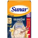 Sunar mliečna krupicová kaša na dobrú noc vanilková XXL 340 g