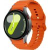 Remienok Tech-Protect Silicone Sport Samsung Galaxy Watch 4/5/5 Pro/6/7/FE oranžový