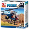 Sluban B0638B Polícia 4v1 Helikoptéra