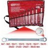 Sada dvojitých očkových kľúčov KS TOOLS 517.0222