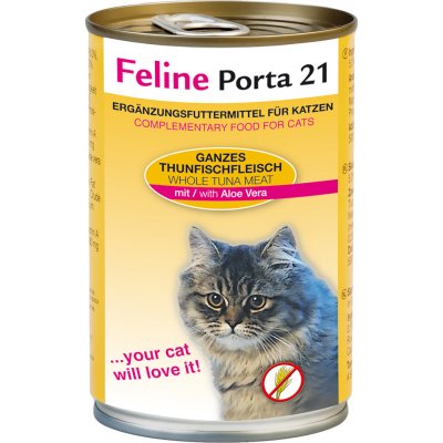 Feline Porta 21, 12 x 400 g - tuniak s aloe