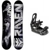 Raven Lupus pánsky snowboard + Raven S230 Black viazanie + zľava 300,- na príslušenstvo - 154 cm + vázání S/M (EU 37-42)