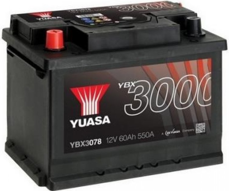 Yuasa YBX3000 12V 60Ah 550A YBX3078