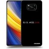 Picasee silikónový čierny obal pre Xiaomi Poco X3 Pro - Do it. With love.