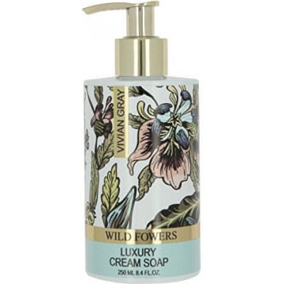 Vivian Gray Krémové tekuté mydlo Wild Flowers (Luxury Cream Soap) 250 ml