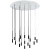 Estiluz VOLTA R100.17S (W) black (Závesné LED svietidlo.)