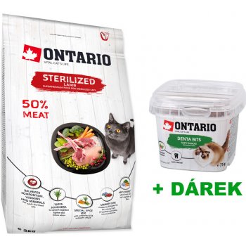 Ontario Cat Sterilised Lamb 2 kg