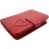 Arwel Červená kožená dámska peňaženka so zápinkou 511-1348-31