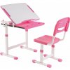 Detský písací stôl AlzaErgo Table ETJ100 ružový (APW-EGETJ4100P)