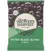 The Grower's Harvest Čierne vykôstkované olivy v slanom náleve 200 g