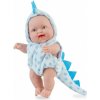 Realistické miminko dinosauří chlapeček v modrém od španělské firmy Marina & Pau (Cookie Dino - 20 cm)