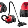 Červený vreckový vysávač Beko VCC 34801AR s HEPA filtrom