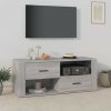 vidaXL TV skrinka sivý dub sonoma 100x35x40 cm spracované drevo