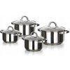 Banquet Súprava hrncov Swing nerezová oceľ 8 ks