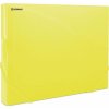 DONAU Doska s gumičkou, 30 mm, PP, spevnená, A4,, priehľadná žltá