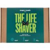 MenRock, The Life Shaver Sicilian Lime sada krém na holenie 100 ml + štetka na holenie + stojan na štetky