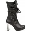 New Rock topánky na podpätku Vegan Negro ** Vegan ** Plataforma viacfarebná