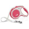 Flexi New Comfort M opasok 5 m, max. 25 kg, červená