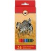 Koh-i-noor 3554/24 – školské pastelky Zebra – 24 ks
