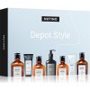 Beauty Discovery Box Notino Depot No. 307 Black Gel stylingový gél pre tmavé vlasy 10 ml + Depot No. 107 White Clay Sebum Control Shampoo čistiaci šampón pre mastné vlasy a vlasovú pokožku 10 ml + Dep