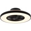 TRIO R62672132 HALMSTAD stropné svietidlo s ventilátorom LED D593mm 40W/3000lm 3000-6500K matná čierna, stmievateľné, diaľkový ovládač