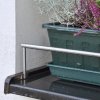 DASTECH Nerezová zábrana na truhlík pre okno do 1000mm, pr. 12mm, montáž do okapničky parapetu