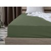 Textilomanie Jersey plachta EXCLUSIVE tmavozelená 160x200 cm, 100% bavlna
