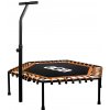 Aga FITNESS Trampolína 130 cm Oranžová + madlo