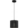Luminex | Luster na lanku LOFT SHADE 1xE27/60W/230V pr. 18 cm čierna | LU5236