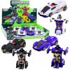 Auto robot 2v1 športové policajné vozidlo