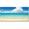 Foto obraz fotografie na skle Rajská pláž 100x50 cm