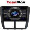 TomiMax Subaru Forester Android 14 autorádio s WIFI, GPS, USB, BT HW výbava: 4 Core 2GB+32GB LOW