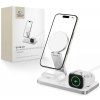 TECH-PROTECT QI15W-A47 3v1 magnetická MagSafe bezdrôtová nabíjačka biela (5906302362530)