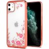 Luxury floral silicon kryt pre Apple iPhone 13 Pro Max Barva: Ružová