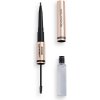 Makeup Revolution Laminate Brow ceruzka na obočie Ash Brown 2,1 g