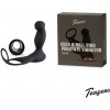 Teazers Cock & Ball Ring Prostate Vibrator with Remote Control Black