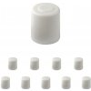Walteco Dverová zarážka, priemer 26x31mm, plast, na naskrutkovanie, biela Množstvo: 10 ks , 5035BP2