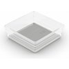 Organizér Curver® SISTEMO 6, priesvitný/sivý, 15x15x5 cm, do zásuvky