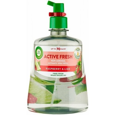 Air Wick Active Fresh Náplň na vodnej báze do automatického difuzéra malina & limetka 228 ml