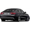 CARACTERE spoiler pod originální zadní nárazník pro Audi A5 (8T3) Sportback Facelift r.v. od 2013 s exteriérovým paketem S-Line včetně koncovky výfuku na obou stranách pro motory 2,0TDI