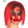 Maska plast priehľadná horor – žena – halloween 8434077027929