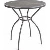 HAPPY GREEN Stôl záhradný oceľový ROUND dia 70 x 72 cm
