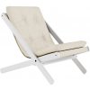Karup deckchair BOOGIE - lehátko (skladacie) 65x88x75 cm linen white (lak)