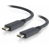 PremiumCord USB-C kabel ( USB 3.1 generation 2, 5A, 10Gbit/s ) černý, 2m ku31ch2bk