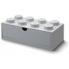 LEGO® stolové box 8 so zásuvkou 31,6 x 15,8 x 11,3 cm sivá (LEGO40211740)